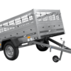 Einachsanhänger 200x125 UNITRAILER GARDEN 201 KIPP mit Gitterseitenwänden