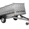 Einachsanhänger 264x125 UNITRAILER FORCE 264 KIPP mit BIS-Seitenwänden und Aluminiumabdeckung