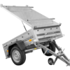 Einachsanhänger 750 kg 150x106 Garden Trailer 150 KIPP mit Alu-Deckel