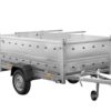 Einachsiger Anhänger 230x125 UNITRAILER GARDEN 230 KIPP mit Bordwandaufsatz und Aludeckel