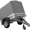 Kipper Anhänger 750 kg Garden Trailer 150 KIPP 150x106 cm [mit Hochplane, Hochspriegel und Stützrad]