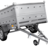 Leichtanhänger auf Federn 200x125 UNITRAILER GARDEN 201/R KIPP mit BIS-Seiten und Aluminiumabdeckung