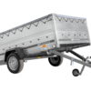 PKW-Anhänger 264x150 UNITRAILER GARDEN 265 KIPP mit zusätzlichen Bordwänden, H-0-Rahmen und grauer Plane